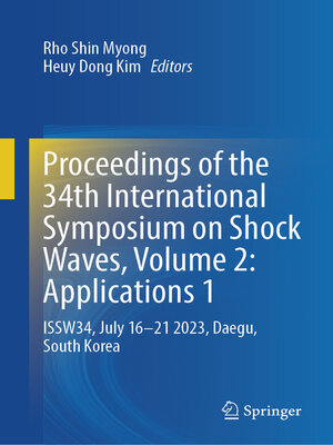 cover image of Proceedings of the 34th International Symposium on Shock Waves, Volume 2
